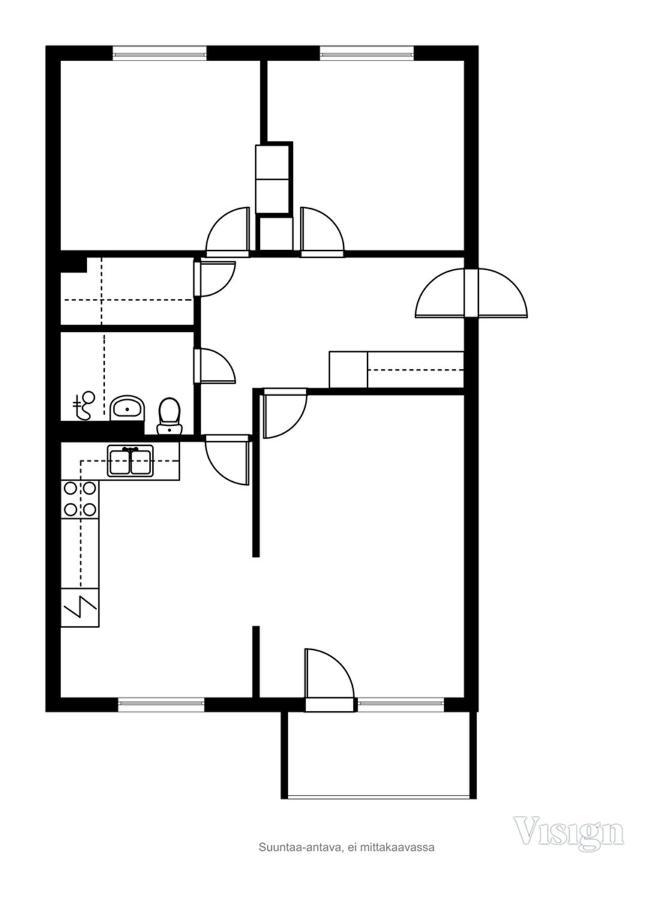 Asuntos-1 Apartment Lahti Ngoại thất bức ảnh